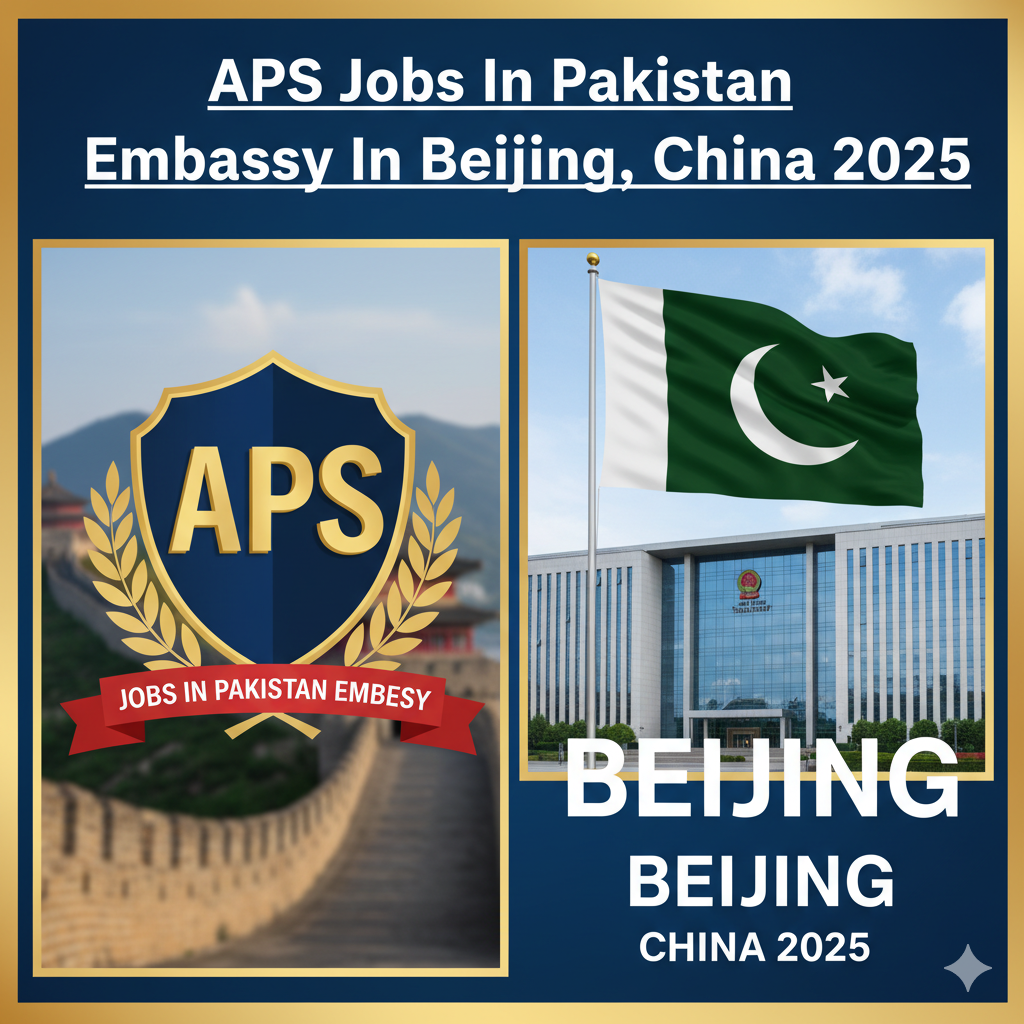 APS Jobs In Pakistan Embassy In Beijing, China 2025
