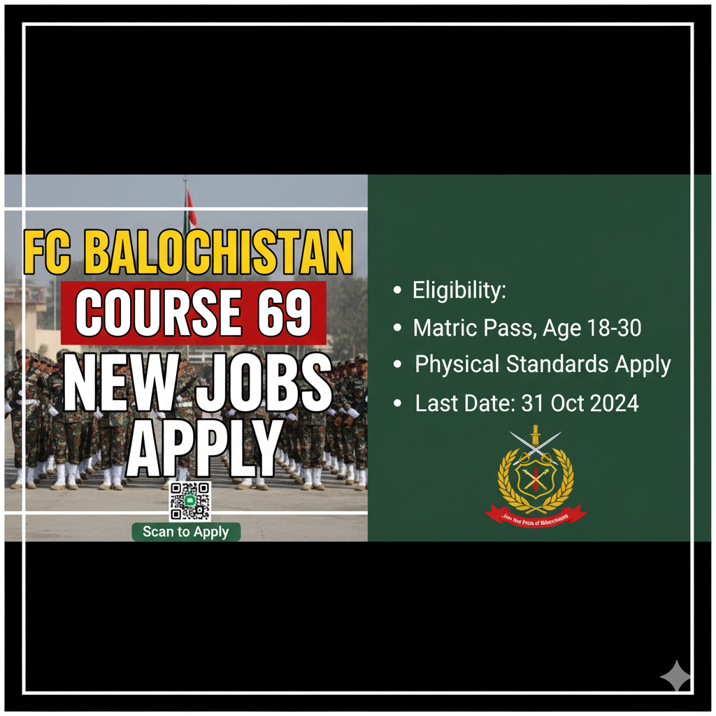 FC Balochistan Course 69 New Jobs Apply