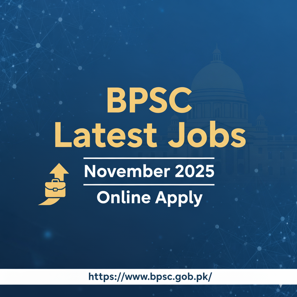 BPSC Latest Jobs November 2025, Online Apply