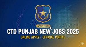 CTD Punjab New Jobs 2025 Online Apply