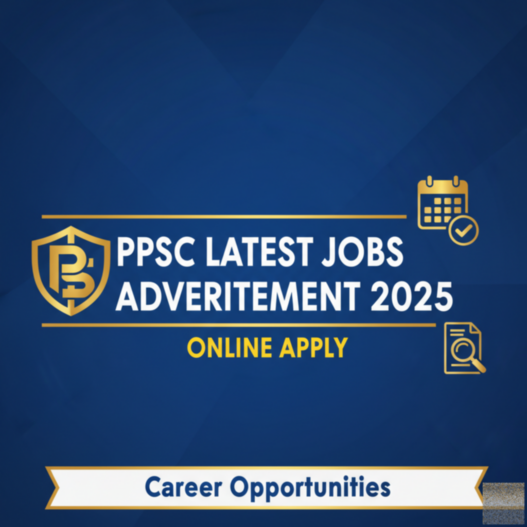 PPSC Latest Jobs Advertisement 2025 Online Apply