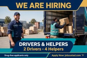 Drivers and Helpers Jobs 2026 Apply Online