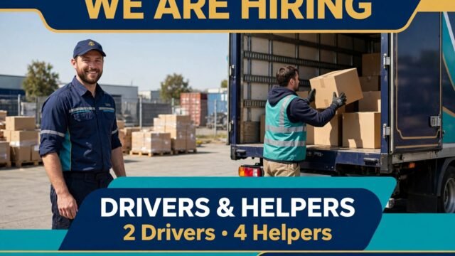 Drivers and Helpers Jobs 2026 Apply Online