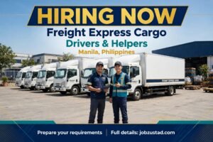 Freight Express Cargo Drivers and Helpers Jobs in Manila 2026 Apply Online