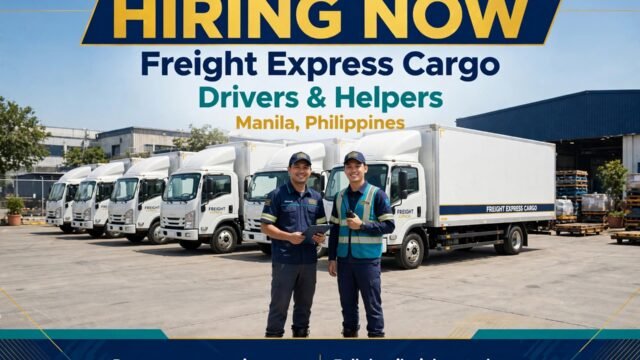Freight Express Cargo Drivers and Helpers Jobs in Manila 2026 Apply Online