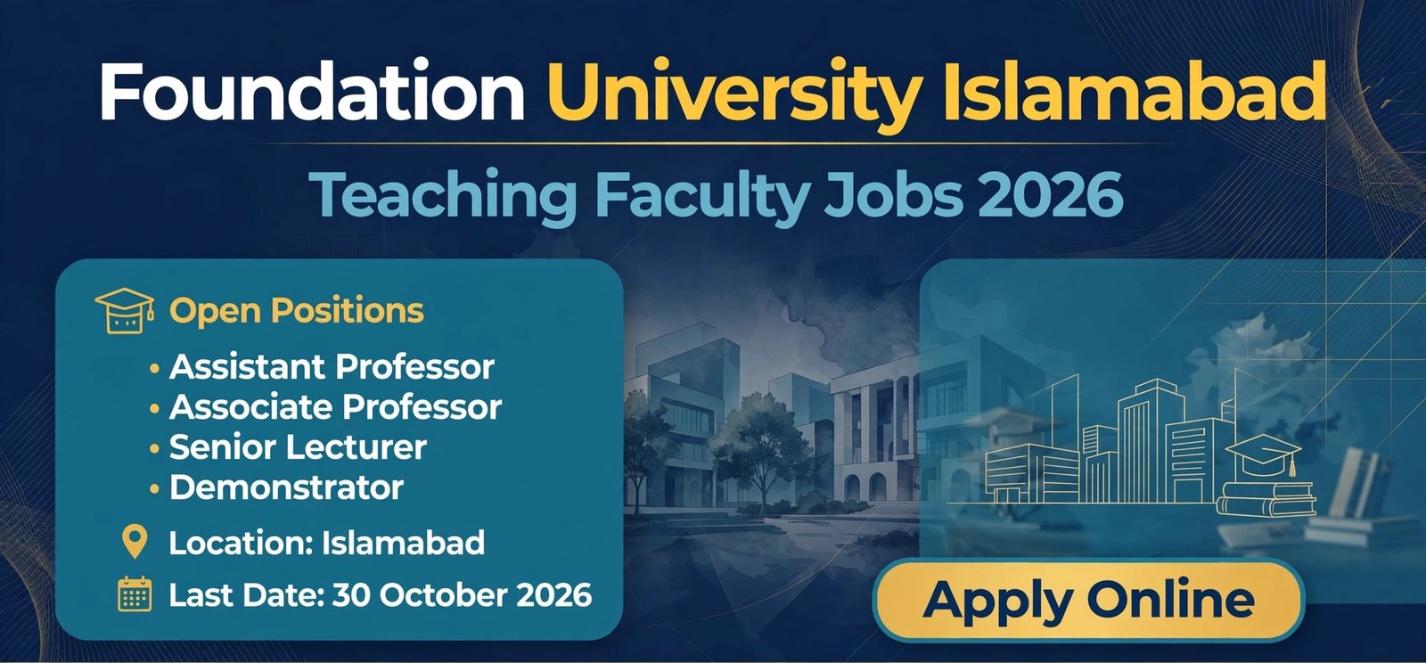 Foundation University Islamabad Jobs 2026