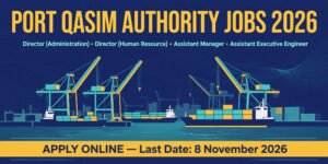 Port Qasim Authority Jobs 2026 Apply Online