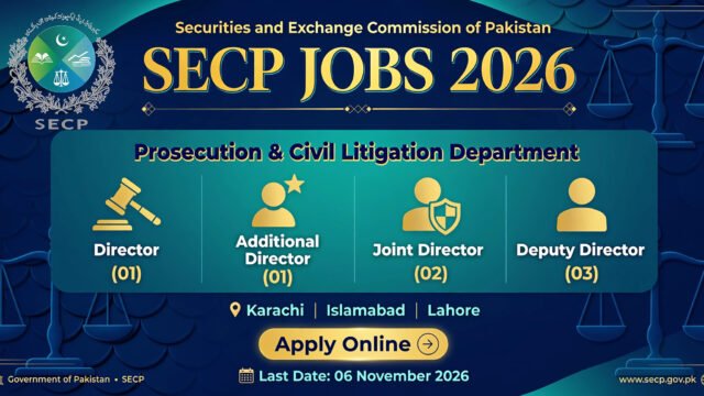 SECP Jobs 2026 Apply Online