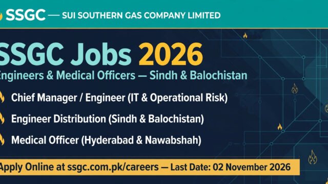 SSGC Jobs 2026 Apply Online