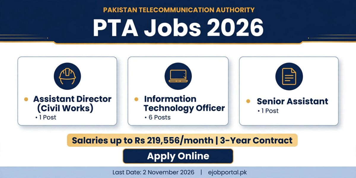 PTA Jobs 2026 Apply Online