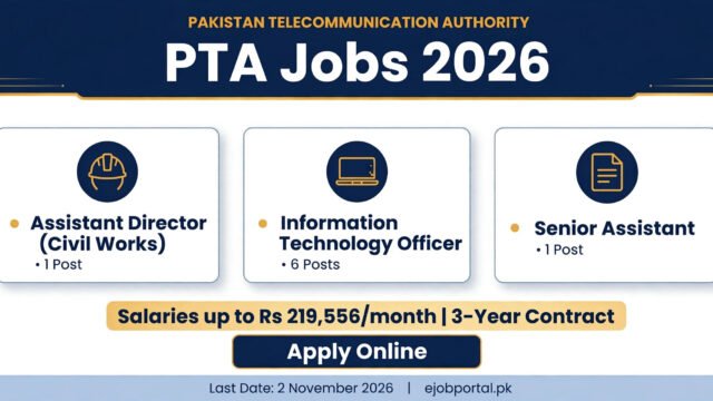 PTA Jobs 2026 Apply Online